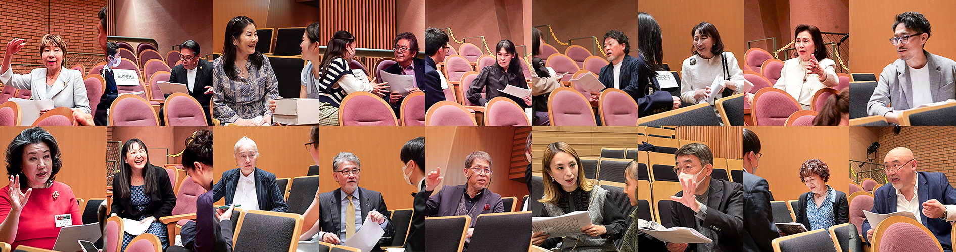 准本選・本選の結果発表後に行われる、審査員から受験者への個人講評会